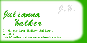 julianna walker business card